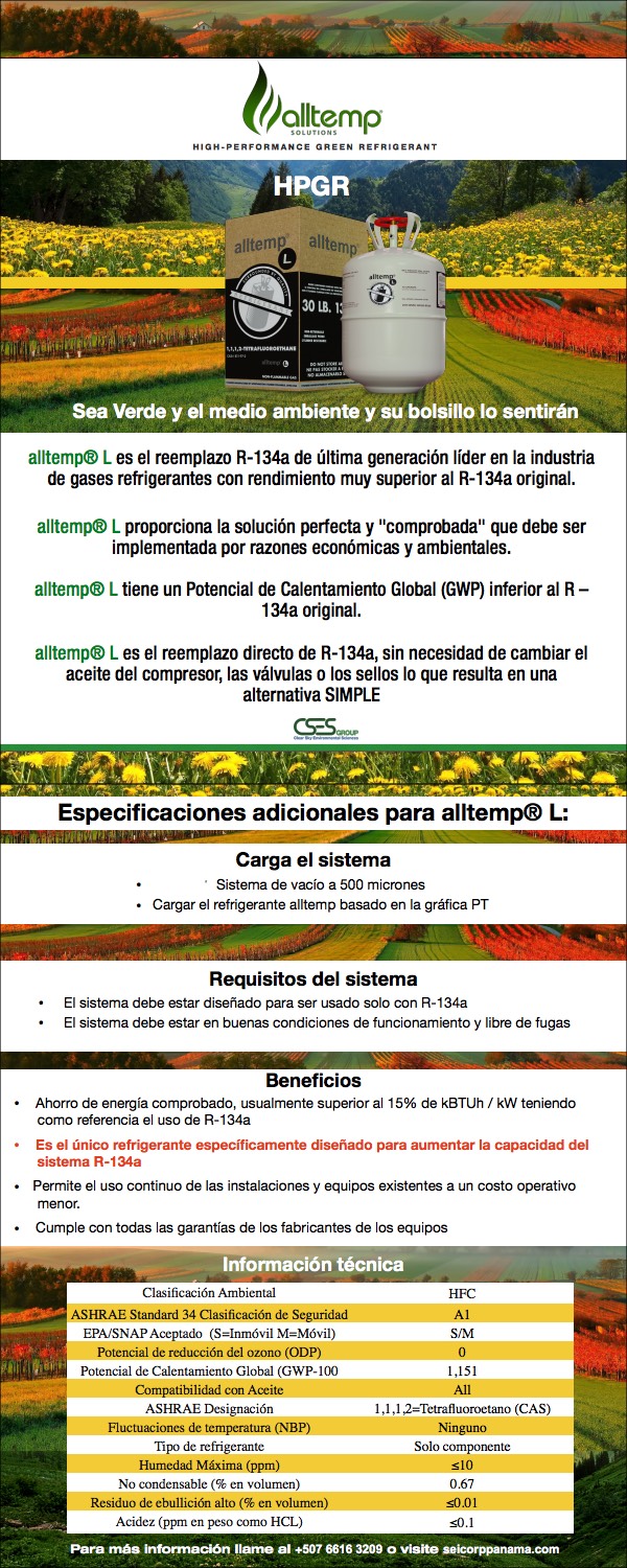alltemp-L Tech Sheet 2017 Español _100%